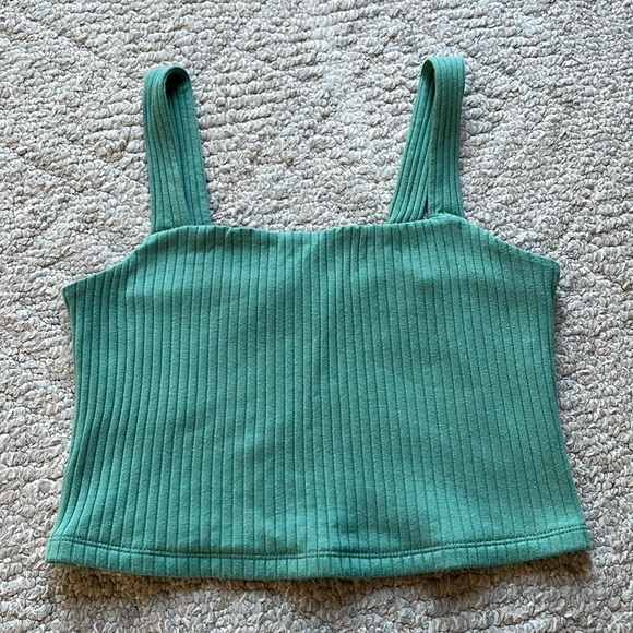 American Eagle Outfitters Tops - American Eagle Square Neck Cropped Tank